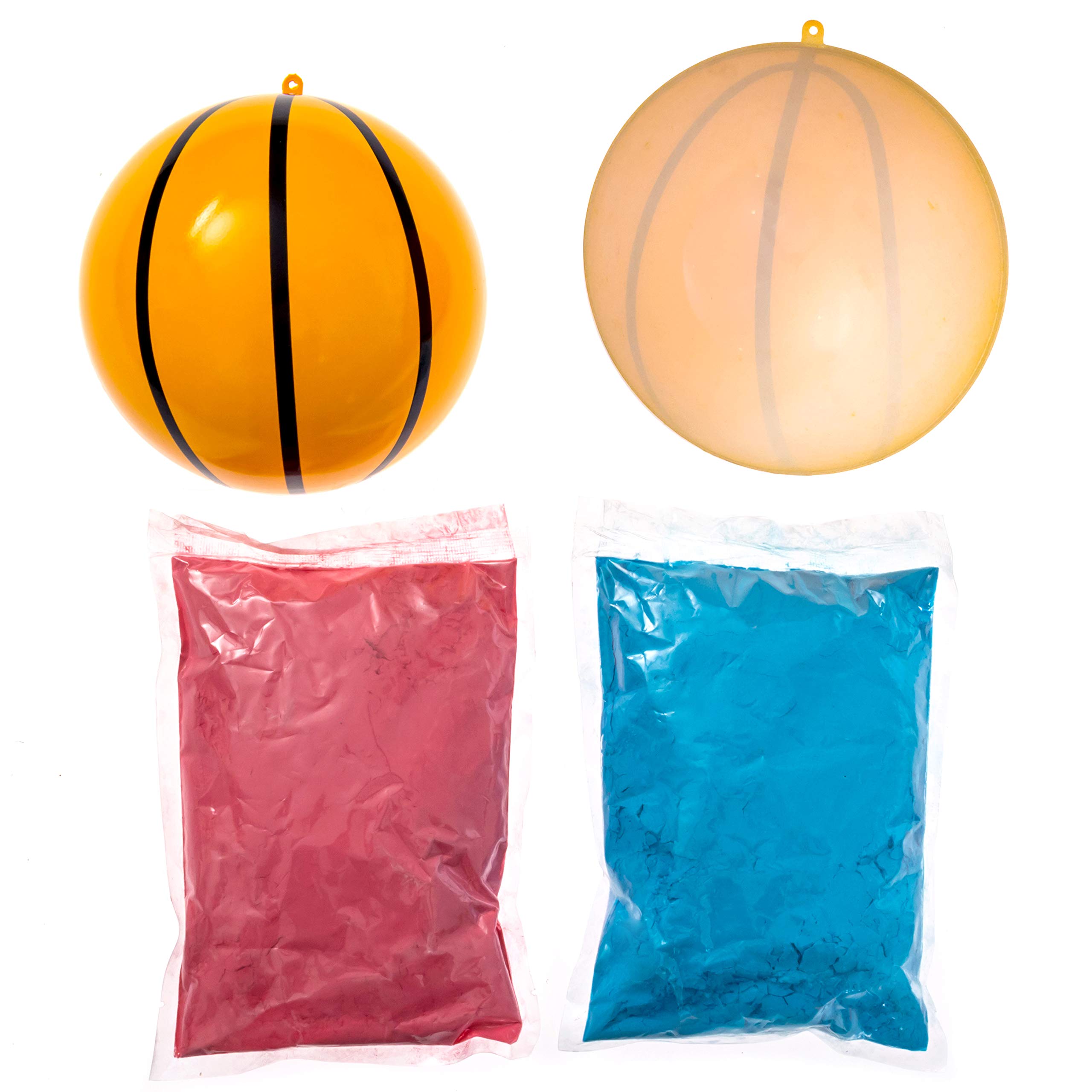 Gender Reveal Basketball with Powder Exploding Basketballs Kit