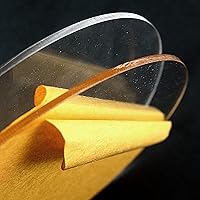 Vista 7 de 2 platos redondos para tartas, círculo acrílico transparente, no pegajosos reutilizados, discos acrílicos para pastel de crema de mantequilla