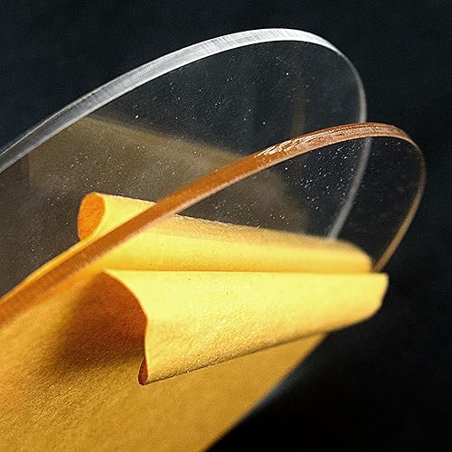 Miniatura 7 de 2 platos redondos para tartas, círculo acrílico transparente, no pegajosos reutilizados, discos acrílicos para pastel de crema de mantequilla (6.3