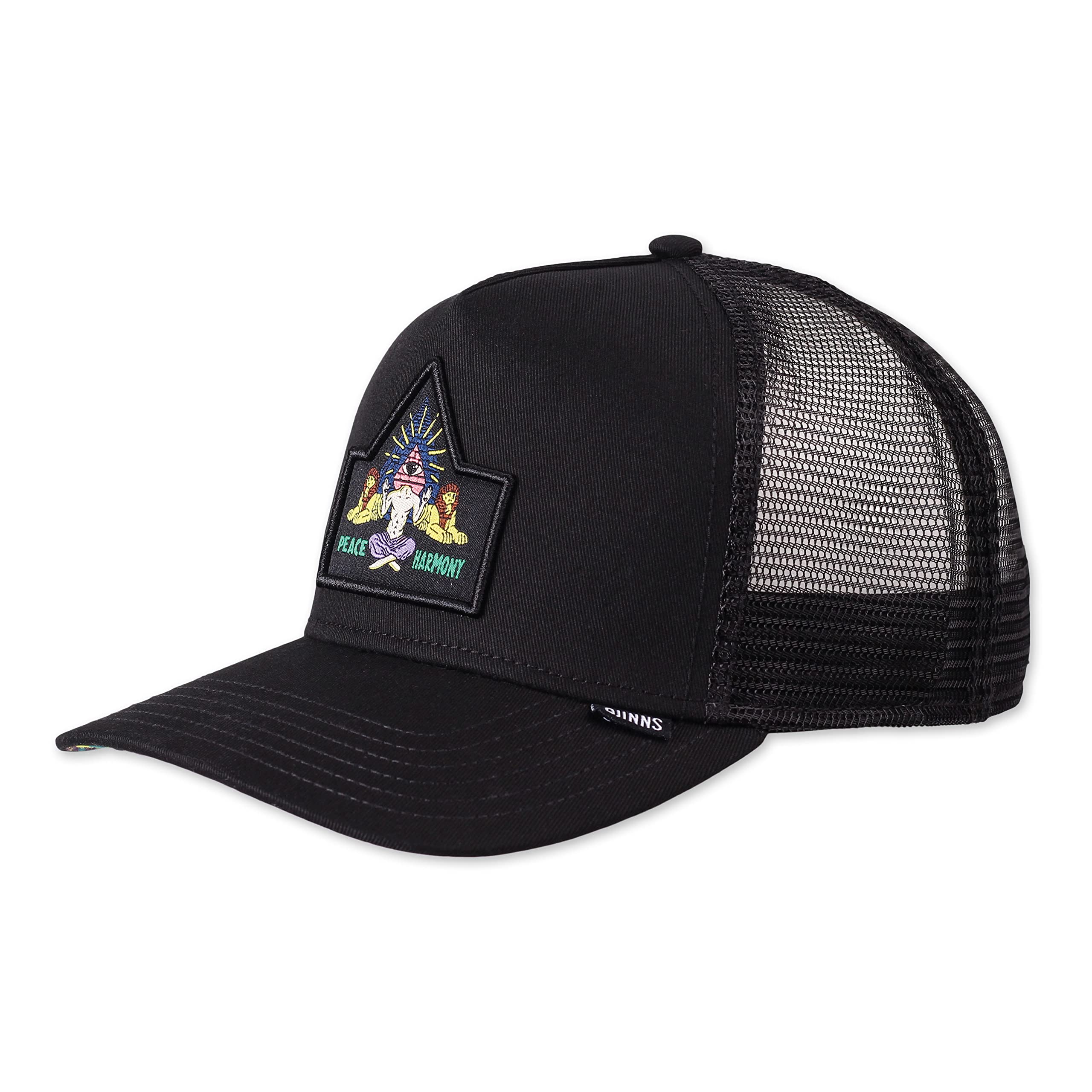 Djinns Peace & Harmony Black HFT Trucker Cap - One-Size