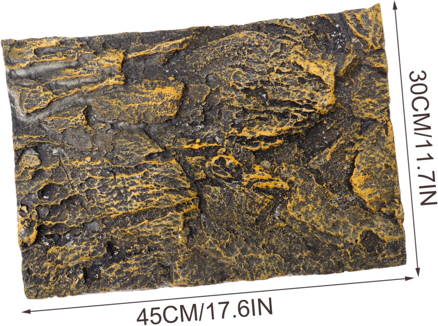 2pcs Reptile Background Rock Panel Aquarium Decor for Terrarium Habitat Realistic Lizard and Snake Backdrop Vibrant Color Easy to Install
