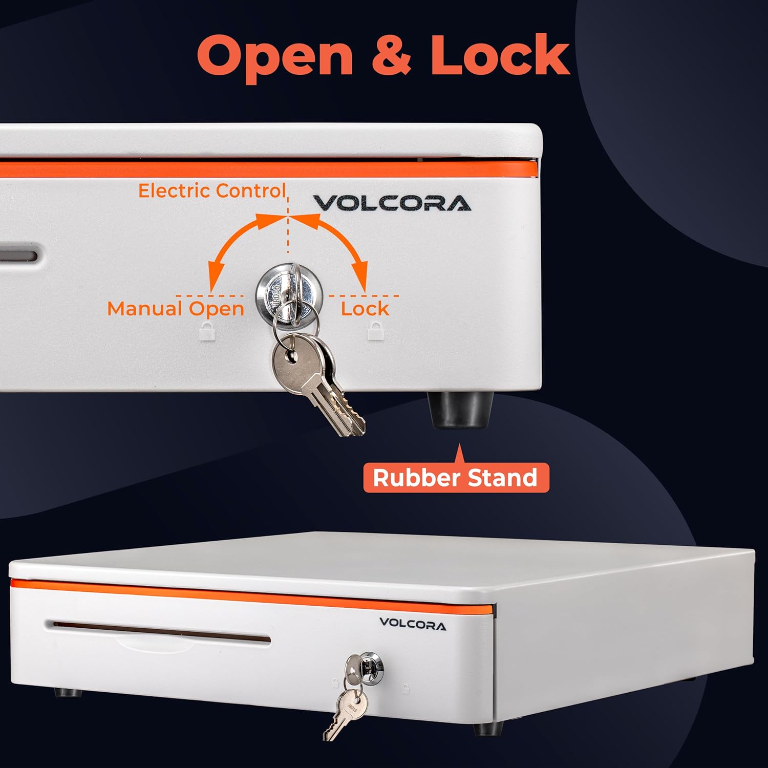 POS)レジドロワー POS POS用POSシステム用 フロントラウンドコーナー付き 取り外し可能なコイン