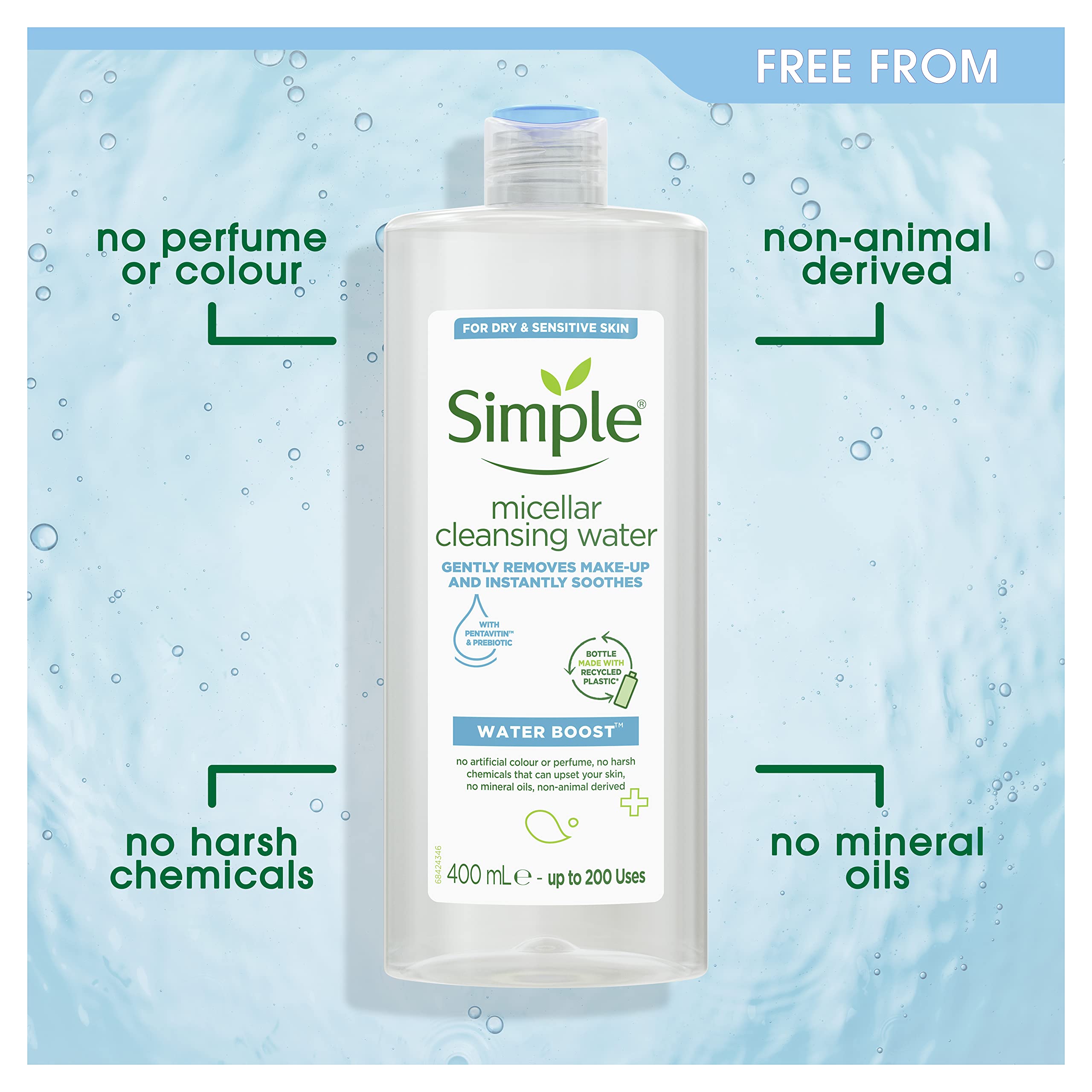 Semplice acqua Boost Micellare acqua, 400 ml