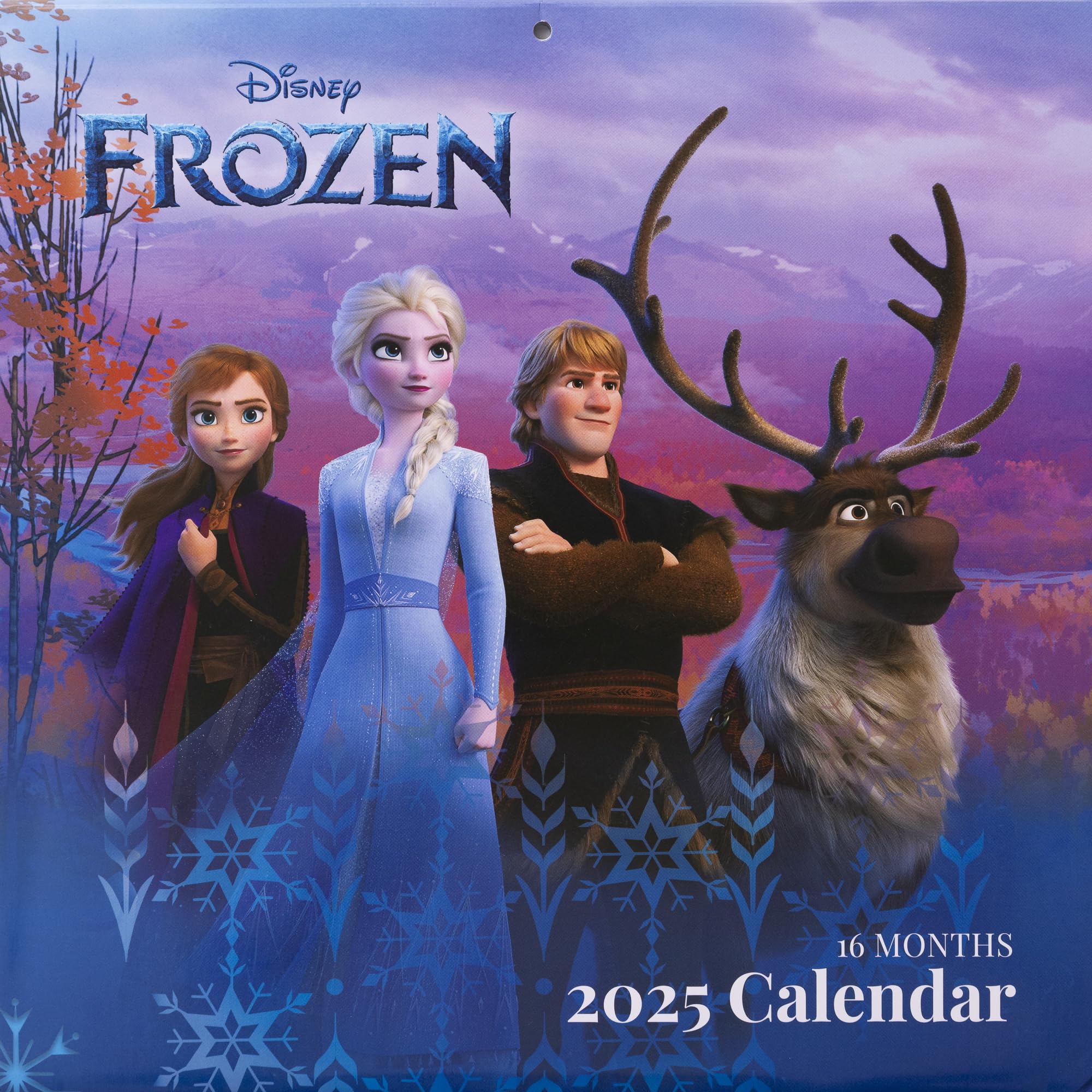 Pyramid International Frozen 2025 Calendar – Disney Frozen Characters, Exclusive Art, 16-Month Planner, Gift for Frozen Fans & Kids
