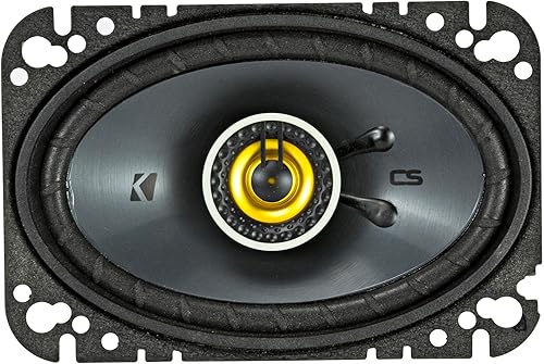 Miniatura 4 de Kicker 46CSC464 - Dos pares de altavoces coaxiales CSC46 de la serie CS de 4 x 6 pulgadas (3.937 x 6.299 in), 4 ohmios (2 pares)