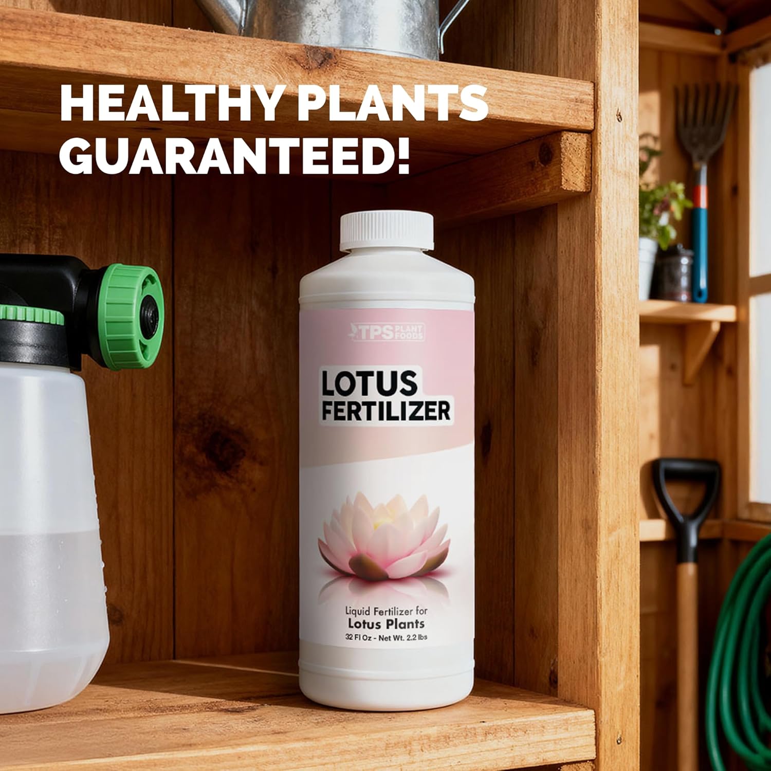 Lotus Fertilizer – Liquid Plant Food for More Blooms, Stronger Roots & Healthy Aquatic Growth, 32 oz