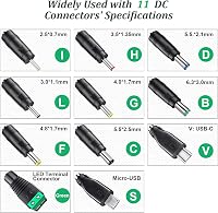 SoulBay 36W univerzális AC/DC adapter 3V-12V 8 csatlakozóval háztartási elektronikához 4
