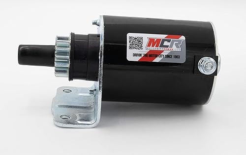 Miniatura 3 de MCR - Nuevo arrancador compatible con Briggs 691564 639469 808016 Deere Toro 12V 15 dientes -