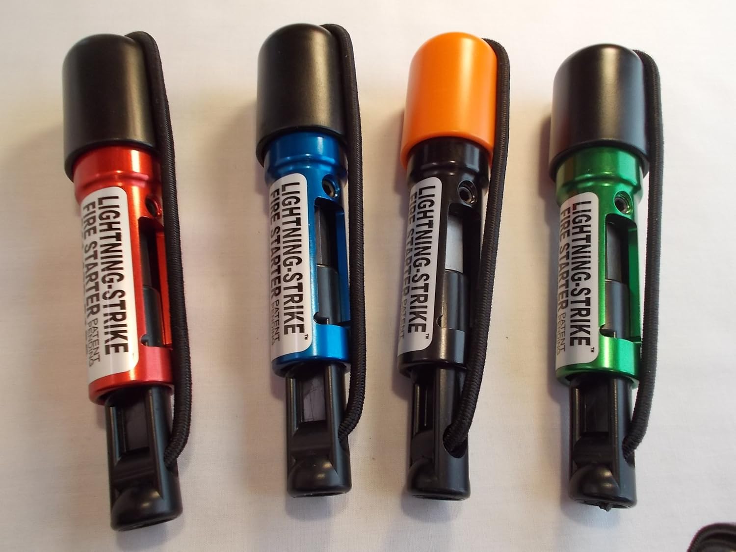 Lightning Strike Darrell Holland's Red Mini Fire Starter Survival Kit.