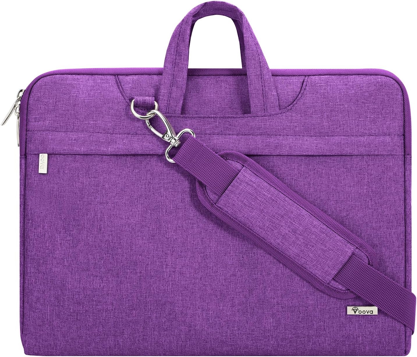Voova Laptop Case 13 14 15 16 17 Inch with Shoulder Strap, Waterproof Laptop Bag Sleeve Slim Briefcase