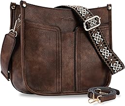 Chase Chic Women's Leather Shoulder Bag with 2 Adjustable and Removable Straps for Travel/Work