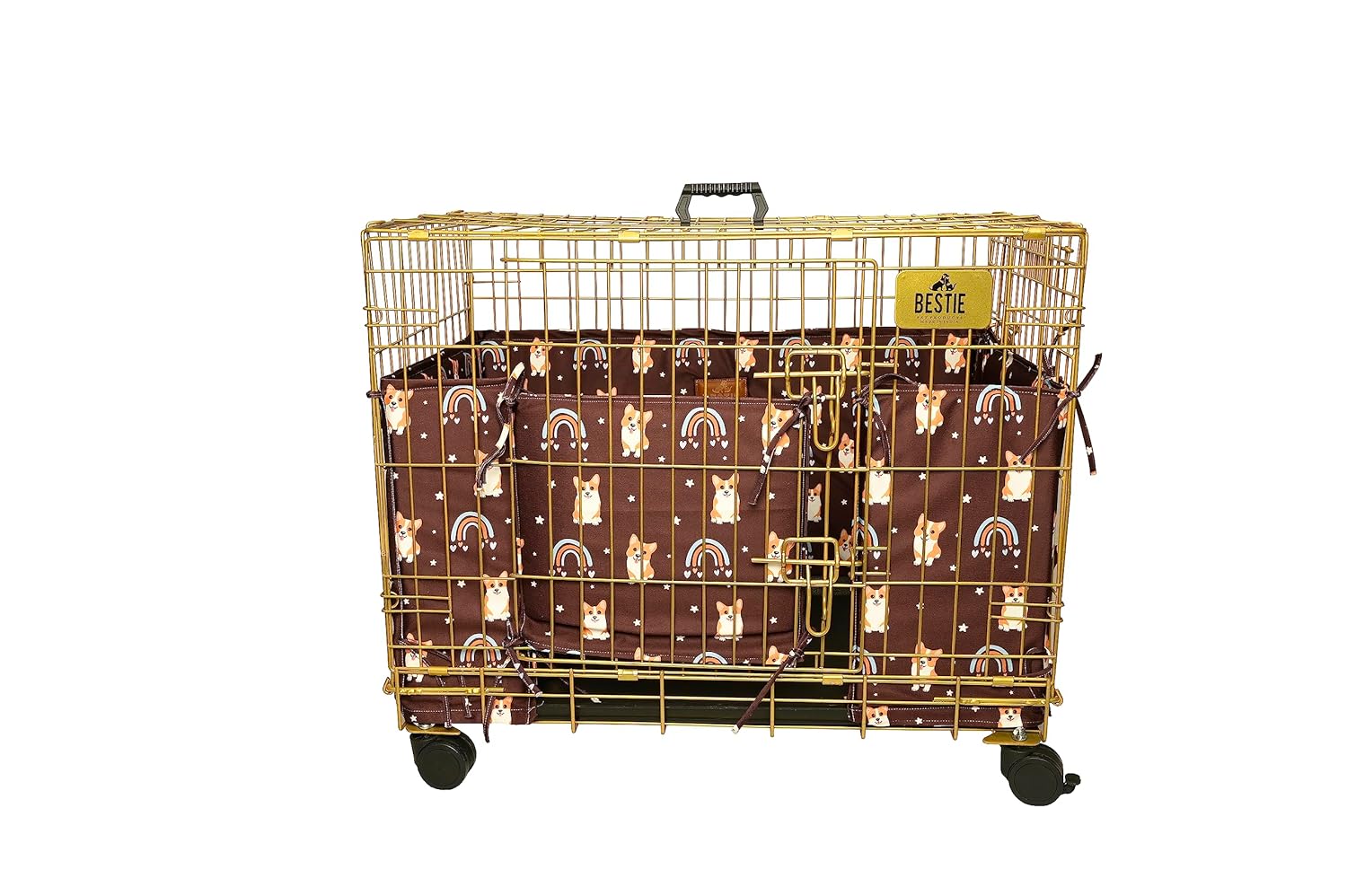 Bestie Dog Crate Bumper Wire Dog Crate Accessories, Dog Crate