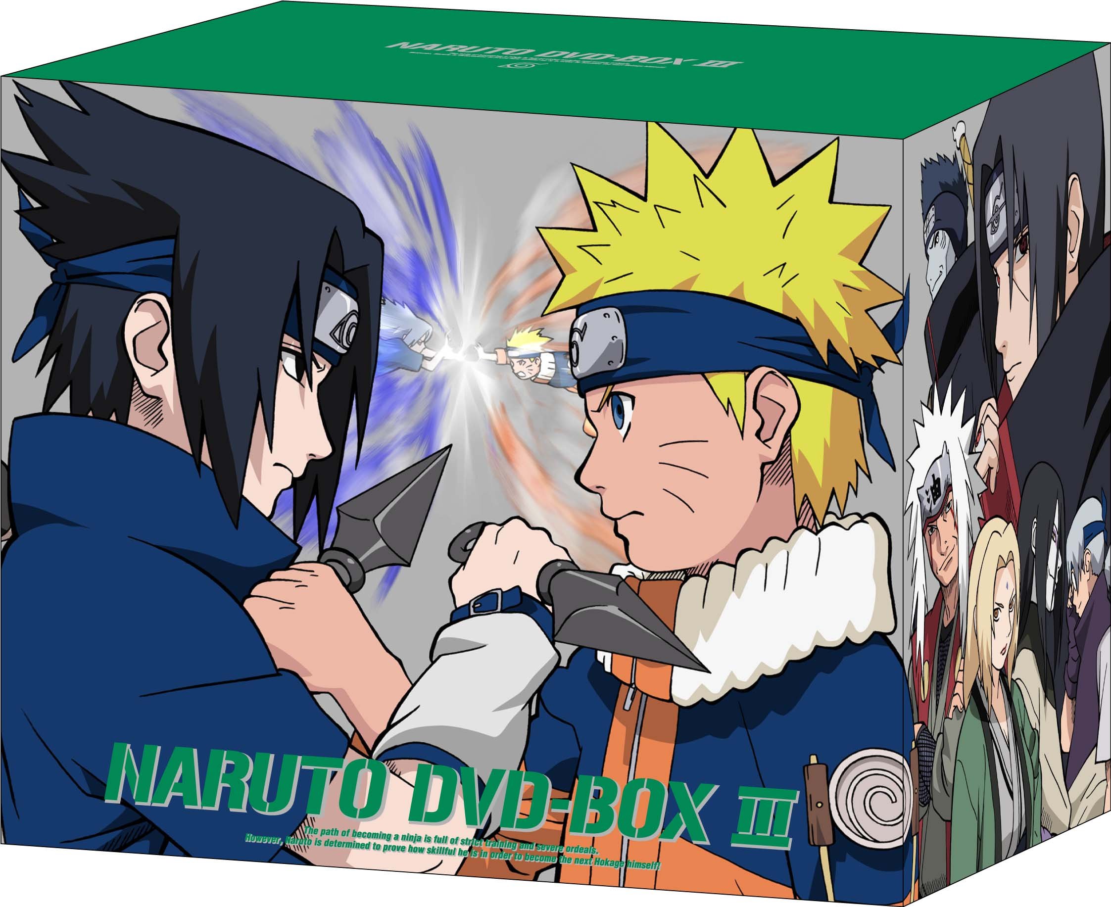 NARUTO-ナルト- DVD-BOX III 激突!ナルトVSサスケ