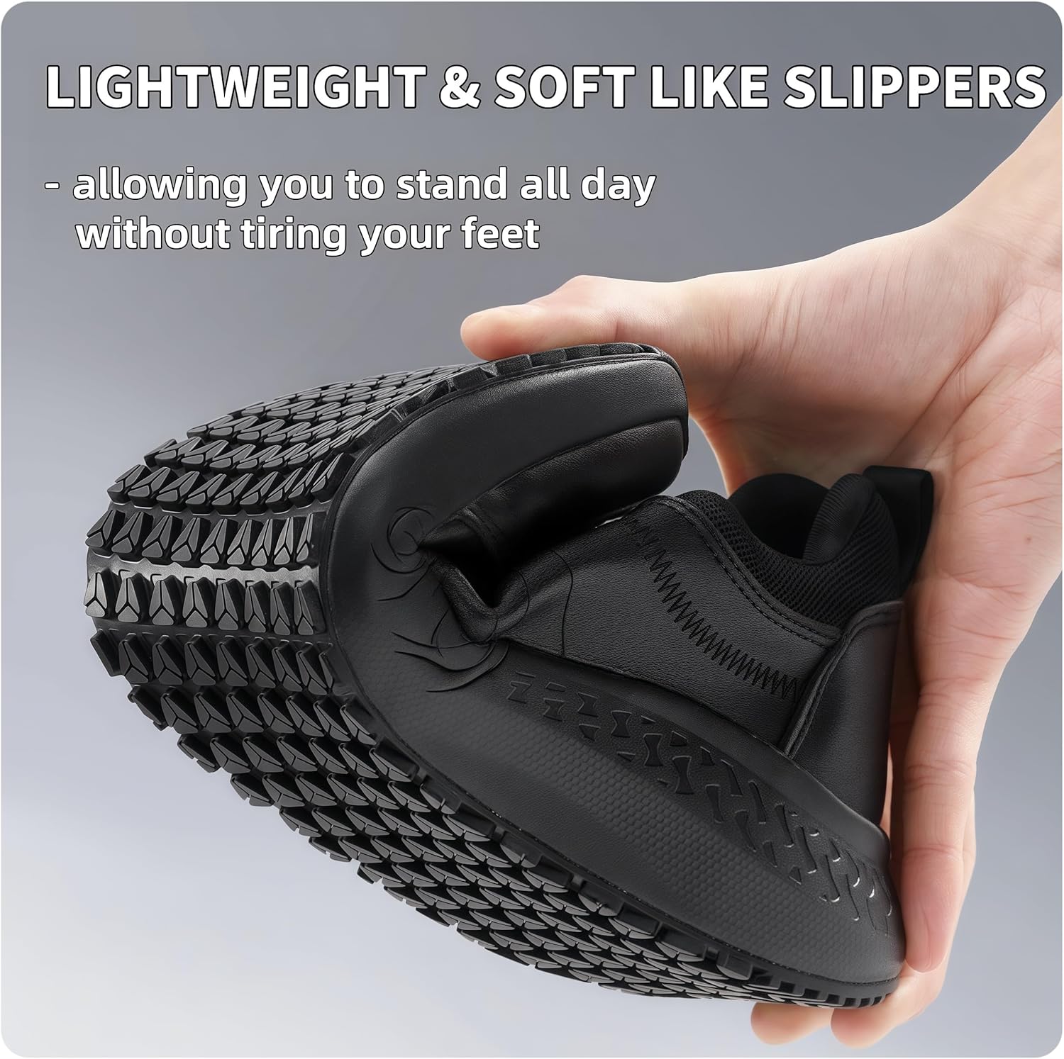 Non Slip Chef Shoes - Pro Kitchen Shoes for Men Women with SRC Anti-Slip, Water&Oil-Resistant,Lightweight,Comfort,Shock-Absorbing