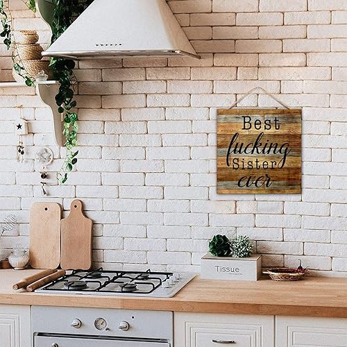 Vista 58 de Durx-litecrete ra de Campo para parejas, con tema de Aniversario con Texto en I Fucking Love You Love, arte para colgar en la pared, placa