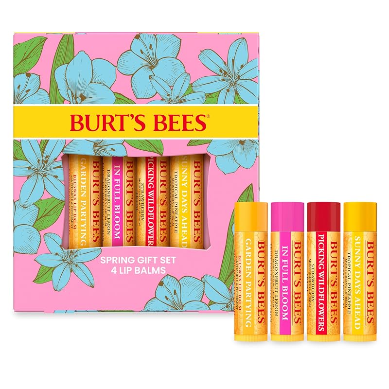 Bálsamo labial Burt's Bees In Bloom com 4 tubos de 4,3 g