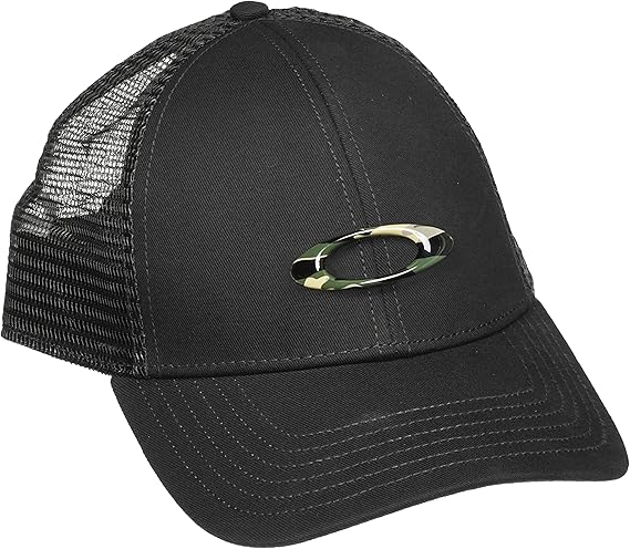 Oakley Men S Trucker Ellipse Hat Blackout One Size At Amazon Men S Clothing Store