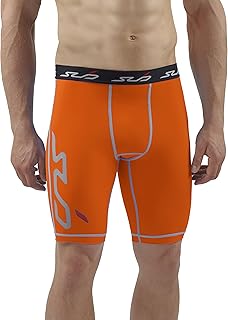 orange base layer shorts