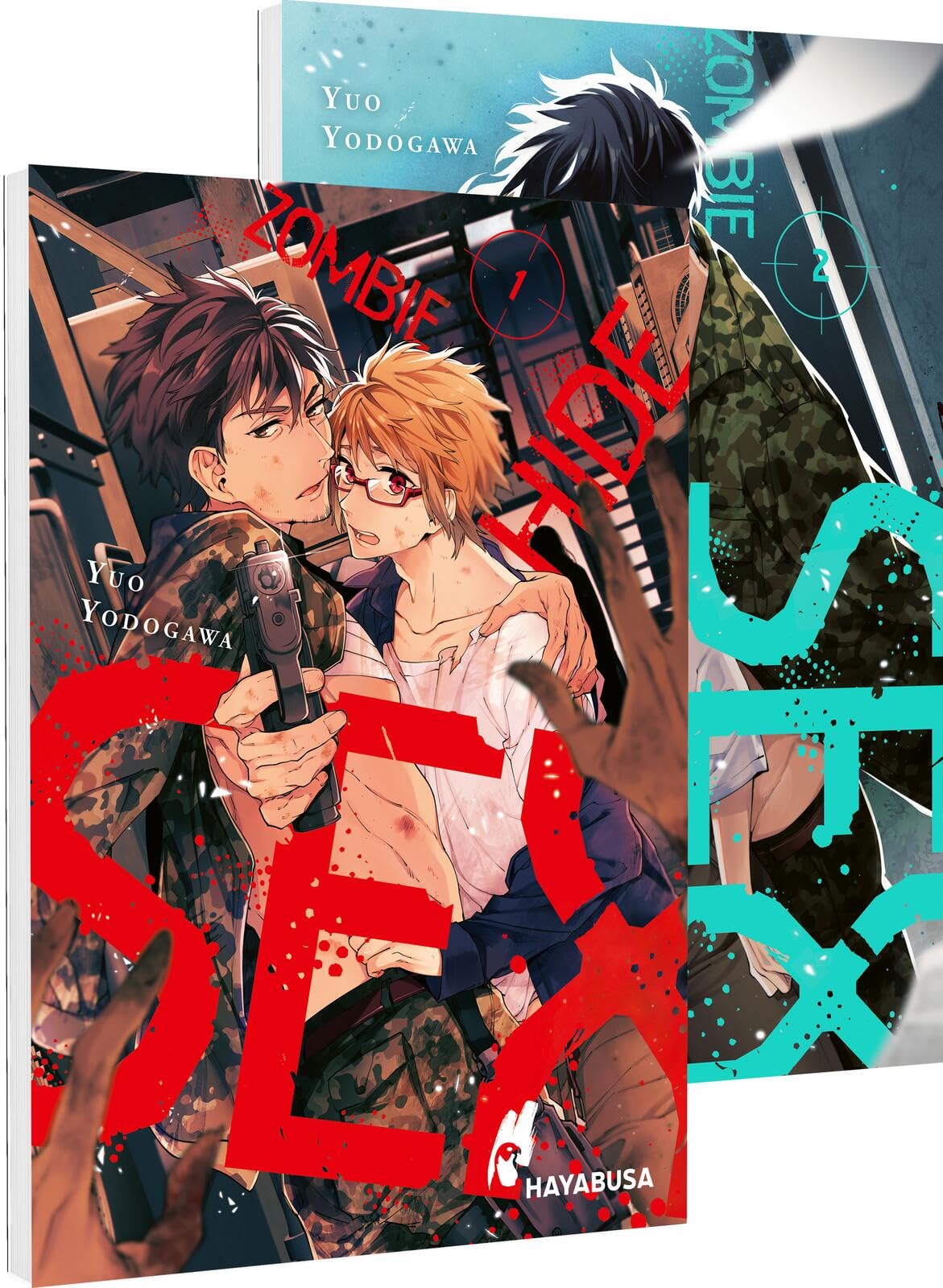 Zombie Hide Sex Doppelpack 1-2: Erotischer Yaoi-Manga ab 18 über Liebe während der Zombie-Apokalypse