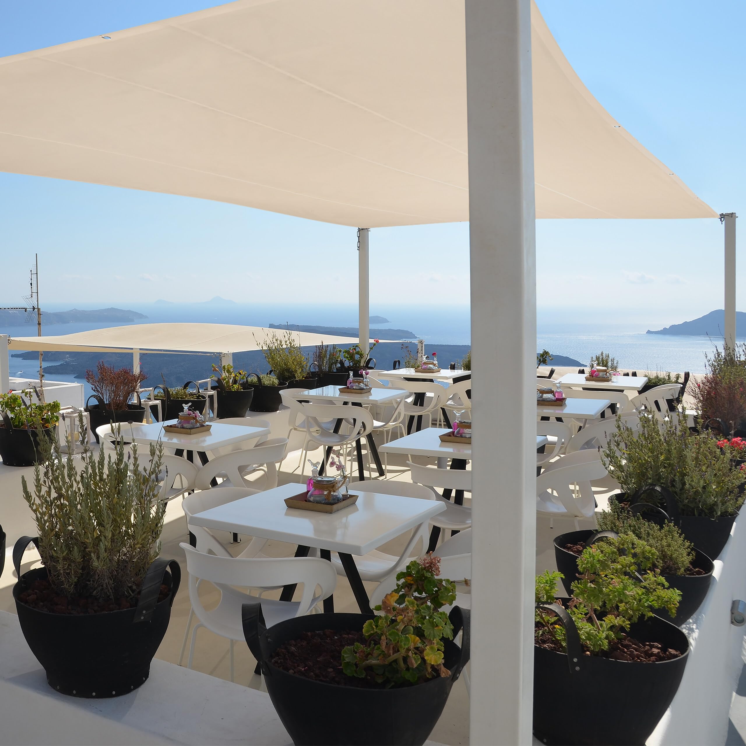 Relaxdays Sonnensegel rechteckig, BxT: 5 x 6 m, wasserabweisend, UV-beständig, mit Spannseilen, Terrasse, Balkon, beige