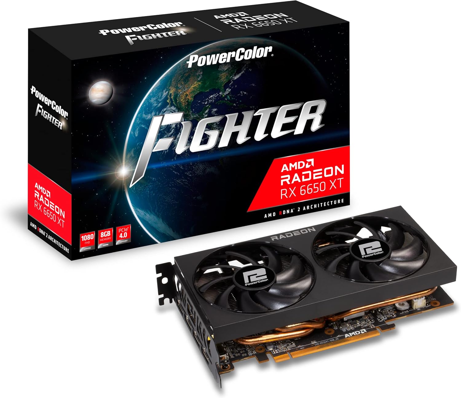 Powercolor Radeon RX 6650 XT Fighter (8GB GDDR6/PCI Express 4.0/2635MHz/17500MHz)