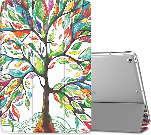 Miniatura 29 de MoKo Funda para iPad 9.7 Pulgadas 2018/2017 de 6ª/5ª Generación, Funda Inteligente delgada y ligera con soporte con Protector Trasero Translúcido