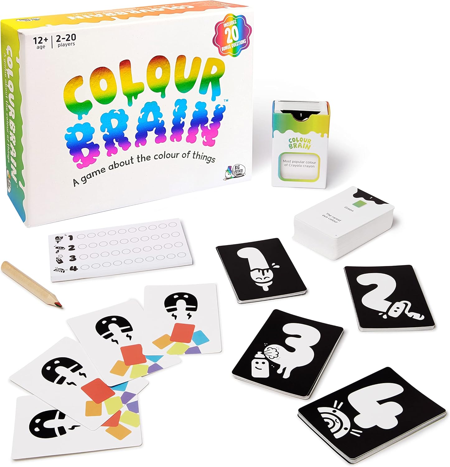 Colourbrain AwardWinning Simple Family Board Game Reduced Packaging