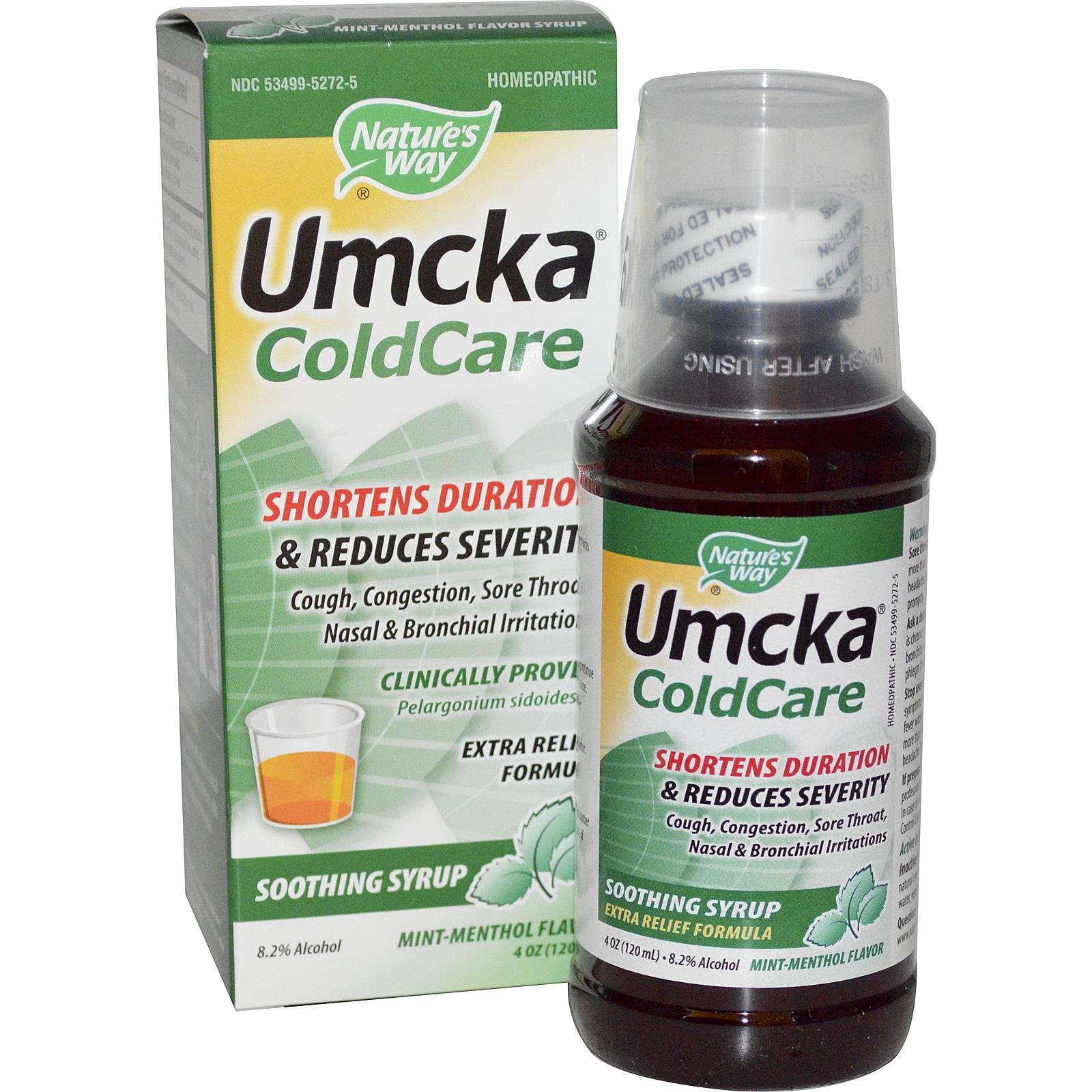 Natures Way Umcka Syrup Menthol