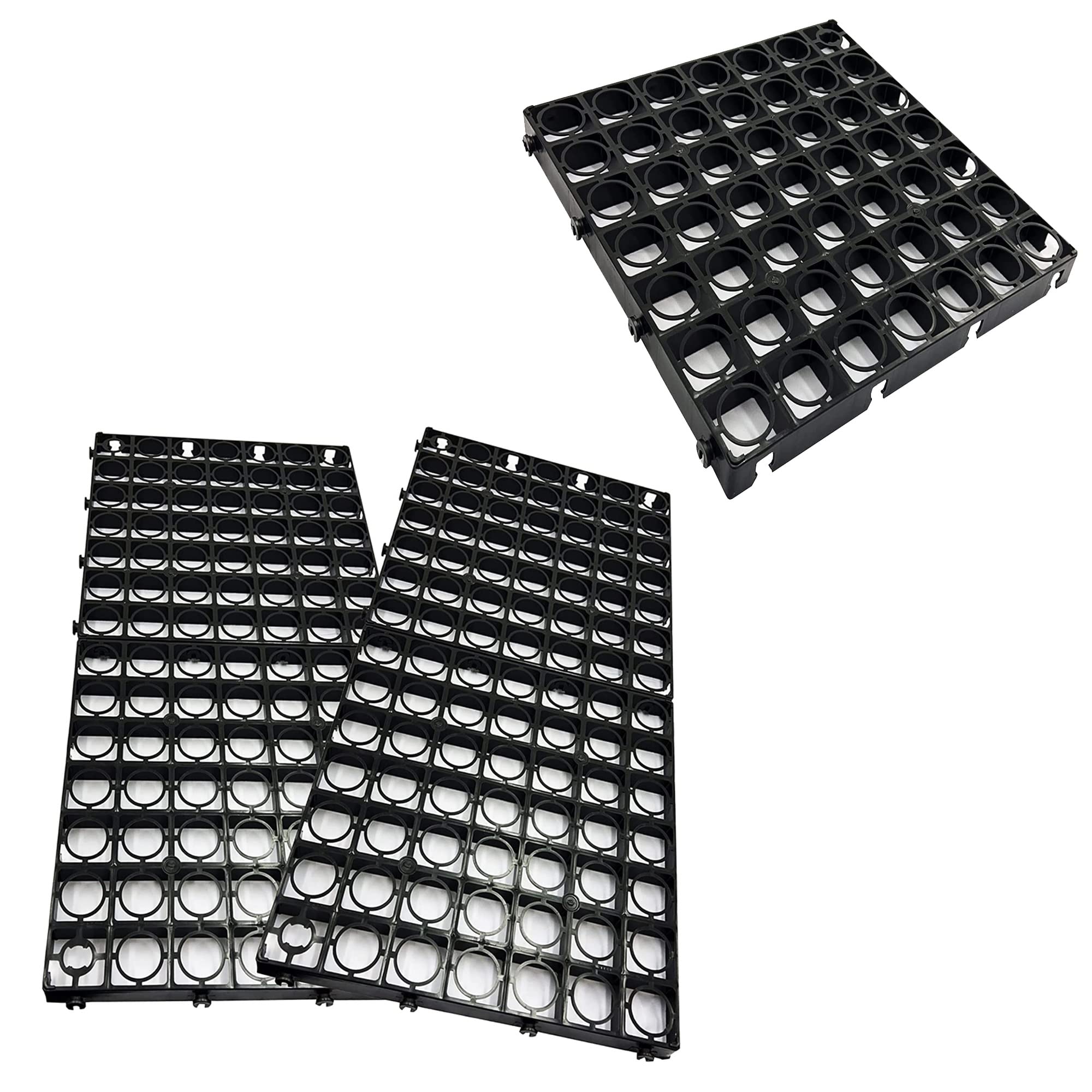 STAR SUPPLIES Protective Black Plastic Paving Grid Mats