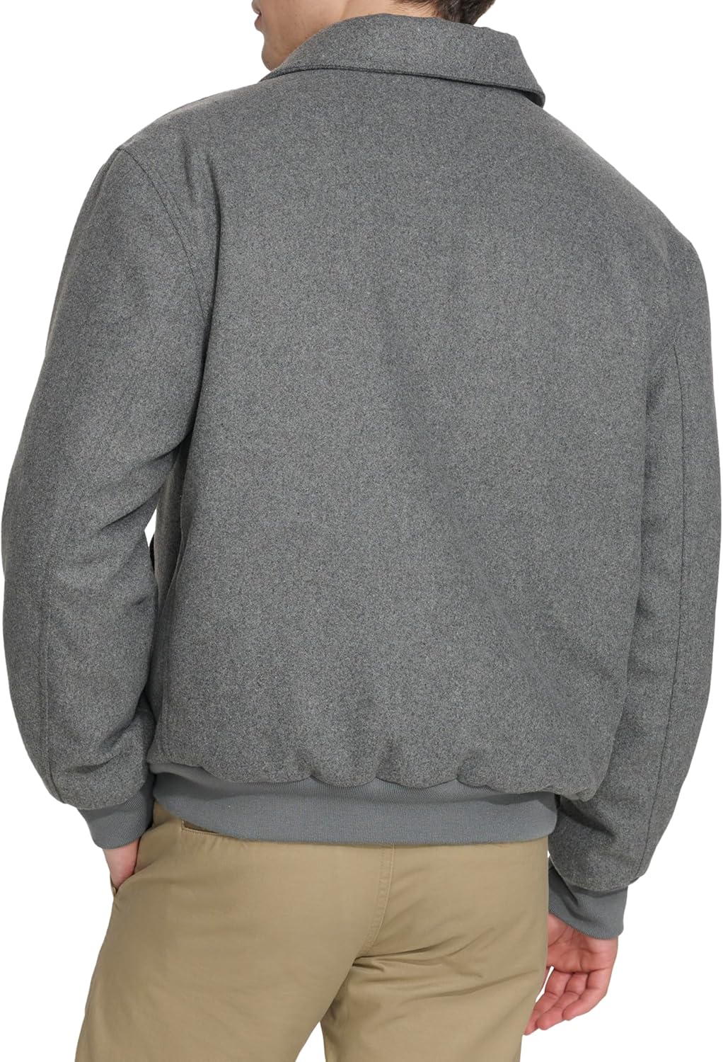 DOCKERS Men's Wool Blend Harrington Bomber