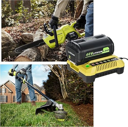 Miniatura 6 de Batería de repuesto de alta capacidad de 4.0Ah para batería Ryobi de 40 V - Vida útil prolongada y rendimiento confiable