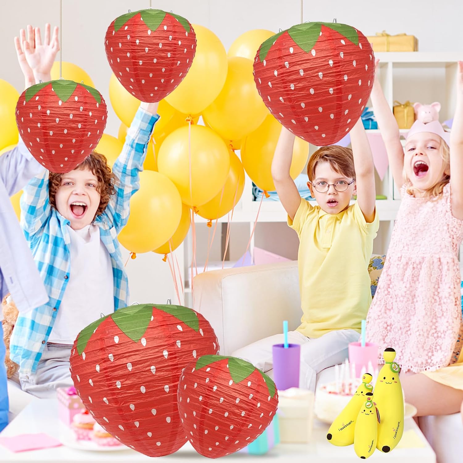ストロベリーペーパーランタン、6ピースフルーツテーマパーティーデコレーションストロベリー誕生日デコレーションかわいいハンギングオーナ バラ科のフルーツ「いちご」を「関東最大級のバラのテーマパーク」で楽しむ新感覚のいちご狩り「オズの国のストロベリーハント」 |  京成バラ園芸株式会社のプレスリリース