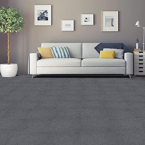 Miniatura 11 de Tapete autoadhesivo para enmoquetado Nexus de 12 x 12 pulgadas, color borgoña, de Achim Home Furnishings, NXCRPTSM12