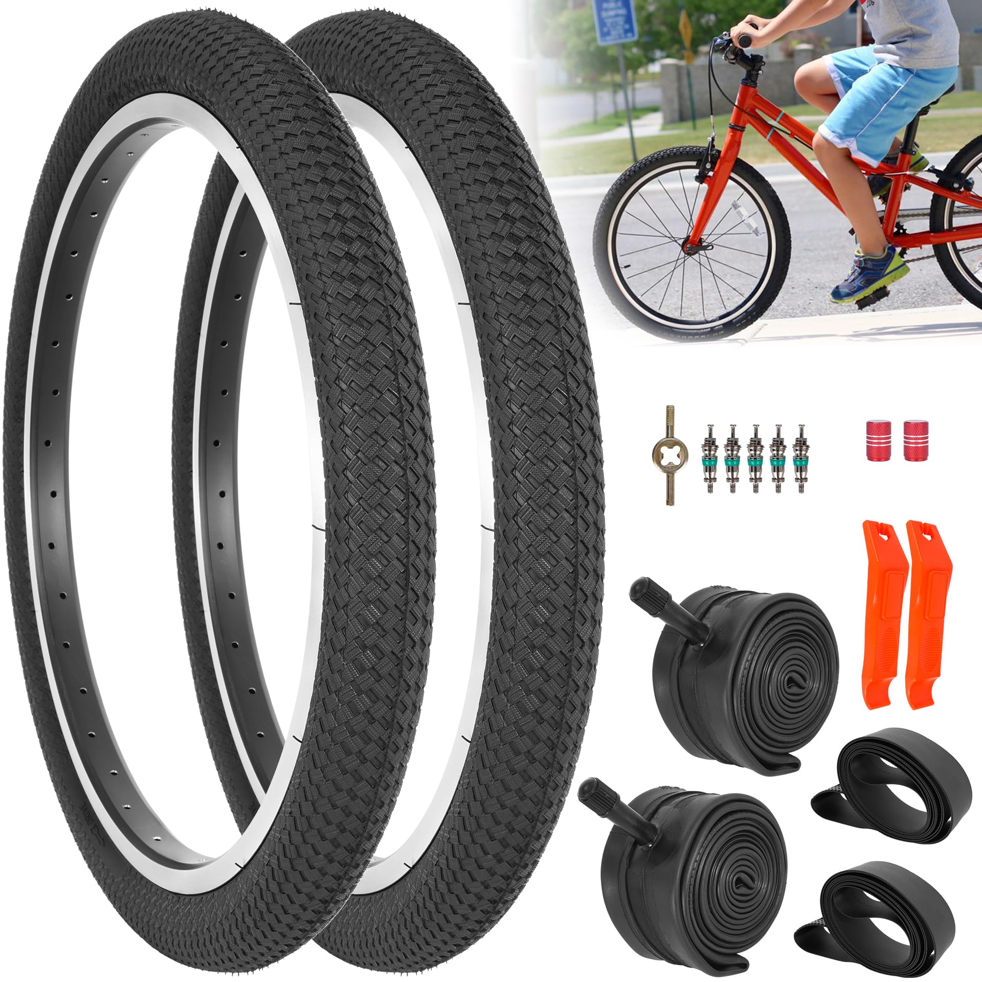 20 Inch Bike Tire Balinge Pack 20 X 20 Bmx Folding