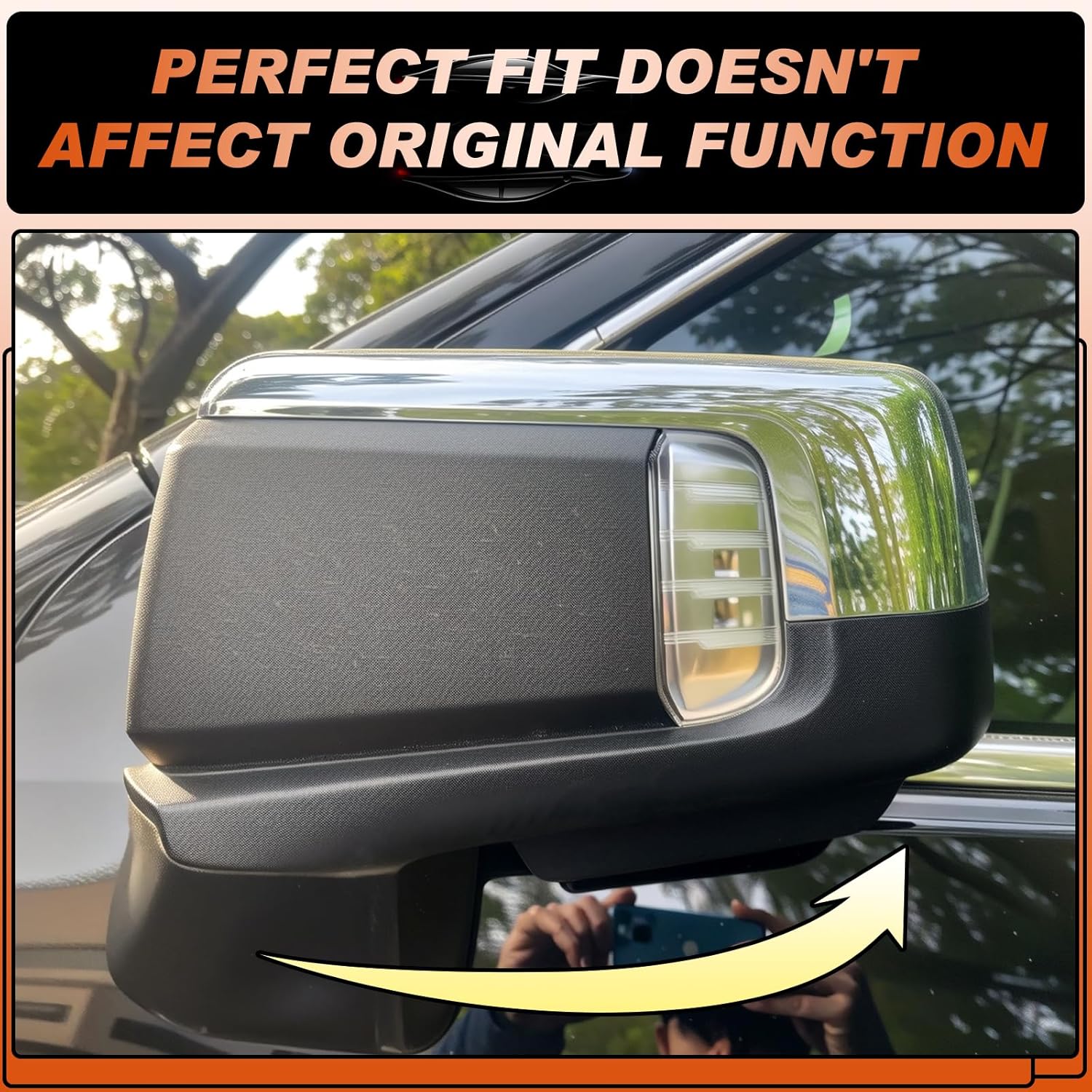 ACLONG Chrome Mirror Cap Cover Trim Left Driver Side & Right Passenger Side Rearview Side Mirror Covers Fit for Chevy Silverado 1500 GMC Sierra 1500 2019 2020 2021 2022 2023 2024 2025-1 Pair