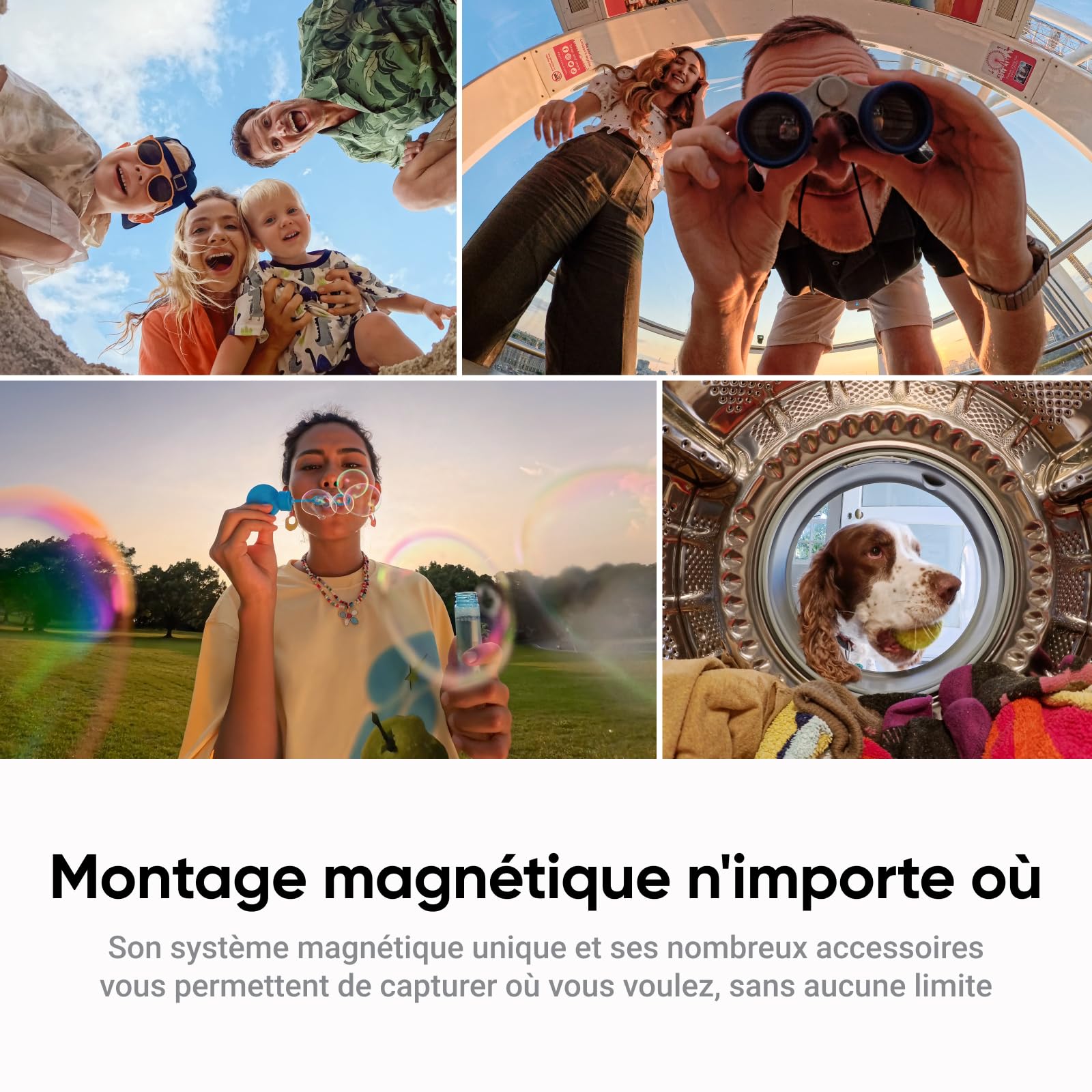 Insta360 GO Ultra Pack créateur - Petite caméra 4K légère, Appareil Photo vidéo POV Mains Libres Compact, caméra d'action magnétique Portable pour vlog, Sport, vélo