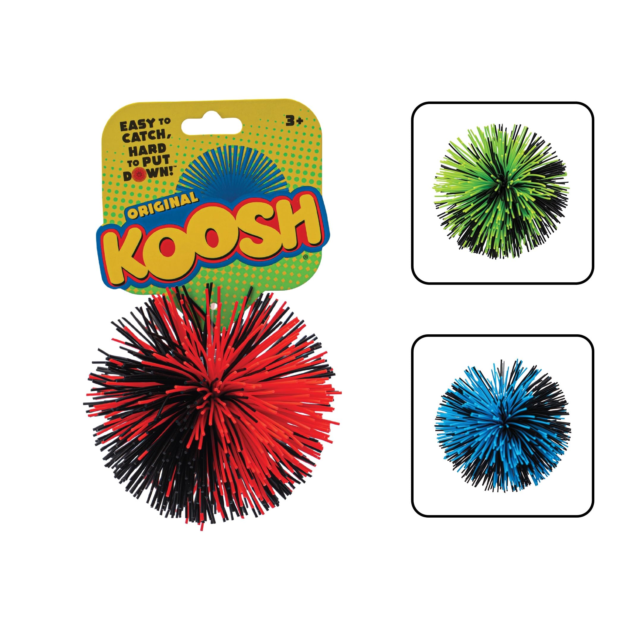 Koosh Balls 3 inch, Kids Outdoor Toys, Beach Toys, Fidget Toys, 3+