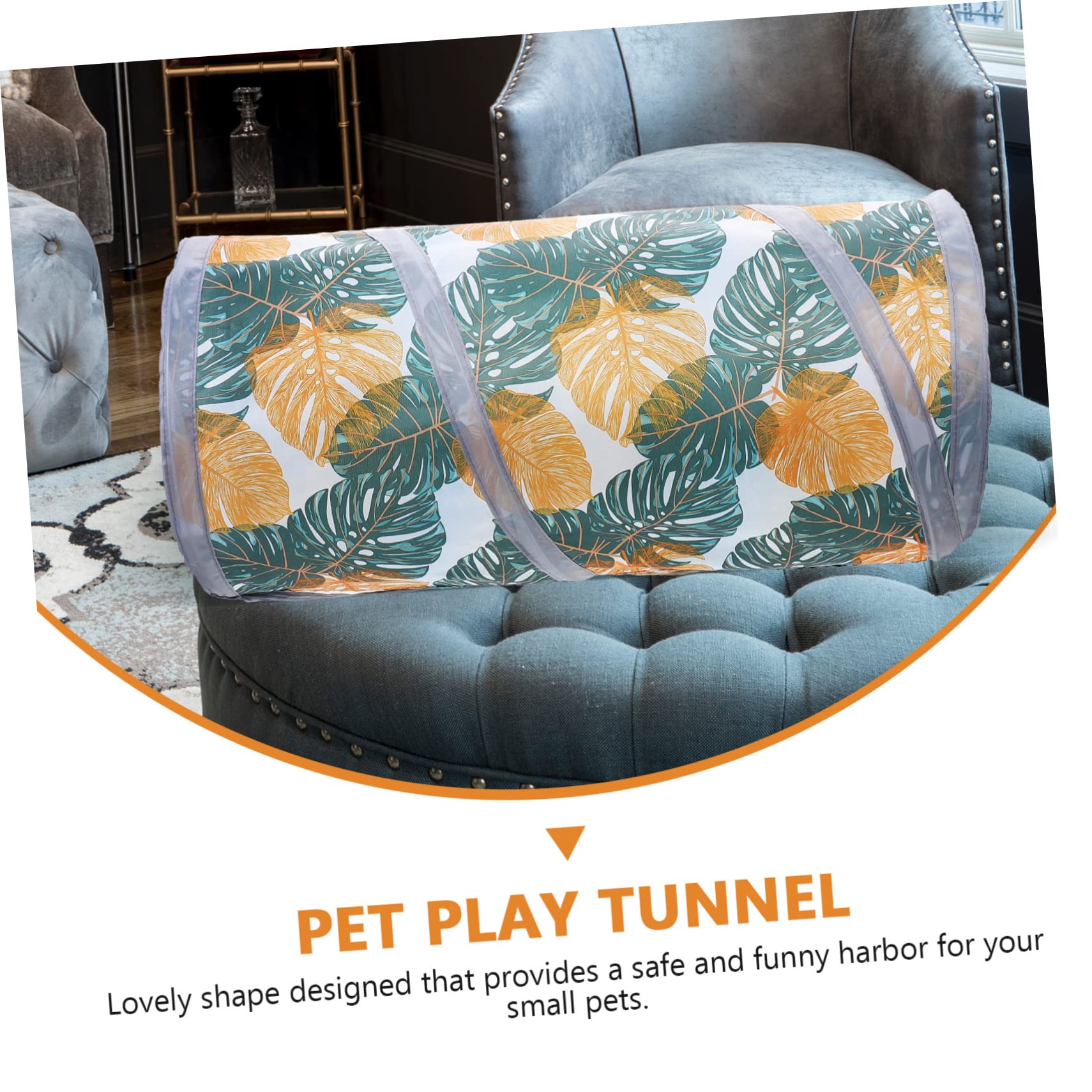 Mipcase 3pezzi Tunnel Pieghevole Per Gatti Gioco Interattivo Poliestere Accessorio Per Gatti Indoor Riparo Caldo Per Esercizio e Riposo