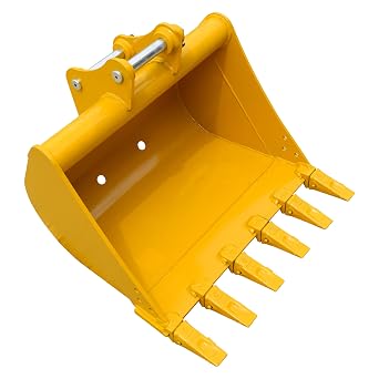 30" Mini Excavator Bucket for Komatsu Model PC27, PC30 & PC35 Mini Excavator and John Deere 110 Backhoe with 35mm Pins Pins Included
