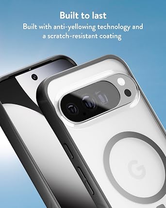 Mous for Google Pixel 10 Pro XL Clear Case, Compatible with Magsafe, Anti-Yellowing and Scratch Resistant