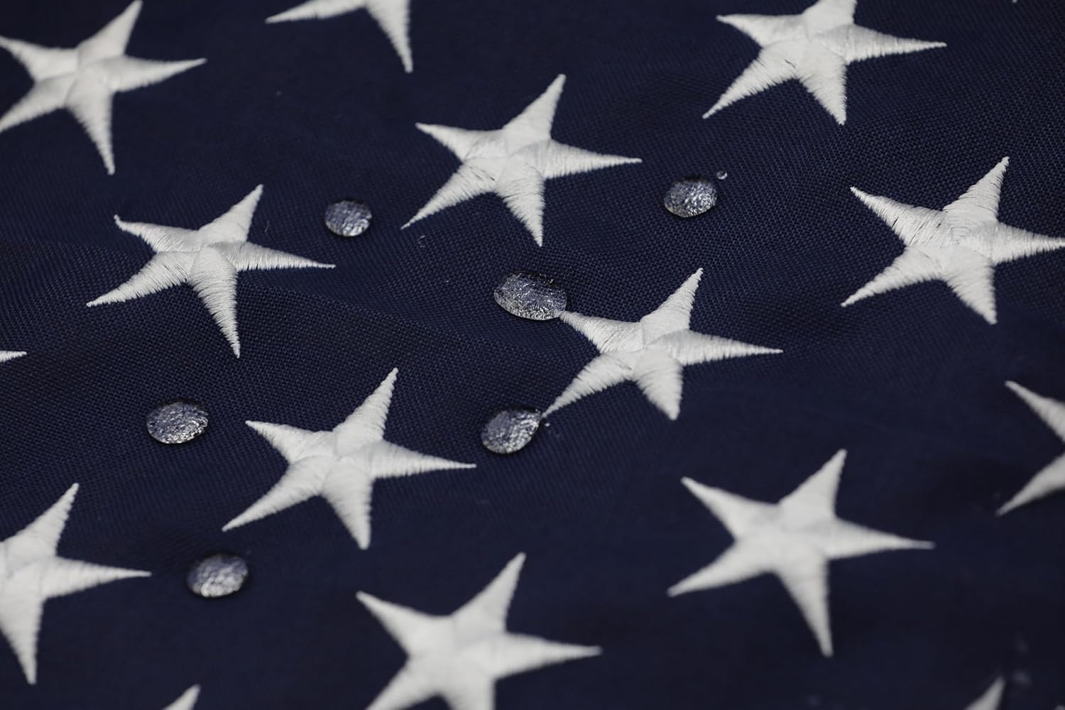 Spun Polyester American Flags for Outside 3x5 Ft; American Flags 3x5 Outdoor Heavy Duty. Durable US flags with Premium Embroidered Stars, Sewn Stripes, Brass Grommets, and Vibrant Colors. - Image 7