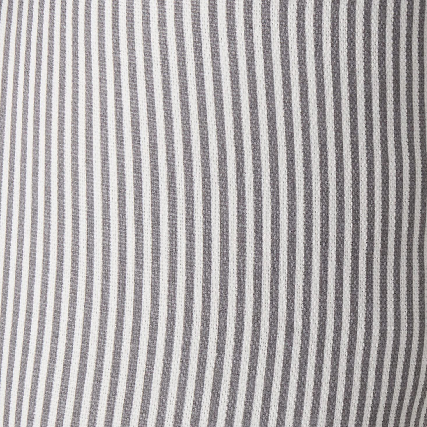 Pillow Perfect Oxford Charcoal Reversible Chair Pad (Set of 2), Grey