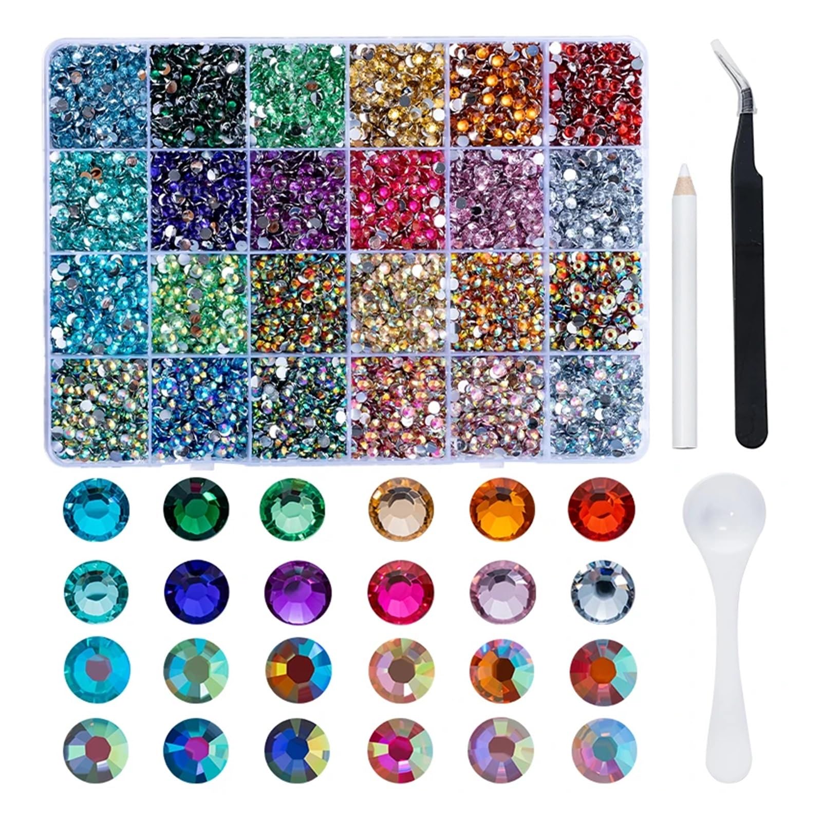 Strass en résine AB non thermocollants pour personnaliser vos tenues de fête