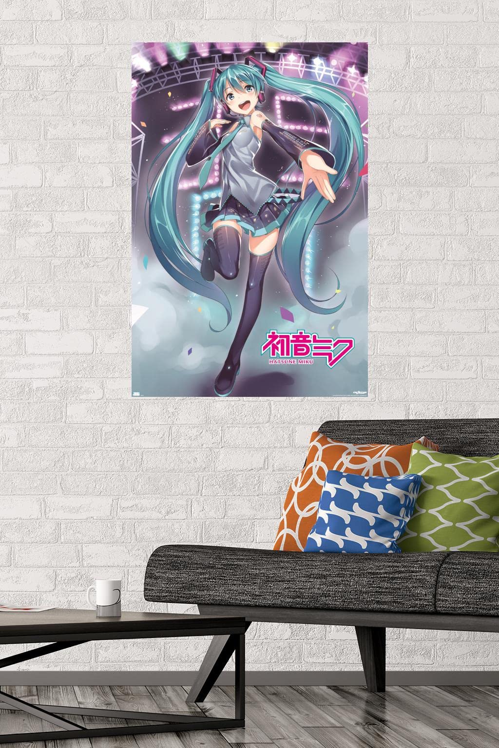 Amazon.com: Hatsune Miku - Stage Lights Wall Poster, 34L