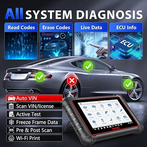 Miniatura 7 de Autel Escáner MaxiPro MP900Z-BT, herramienta de escaneo de codificación de 11 ECU Android 2024, escáner bidireccional con más de 40 servicios,