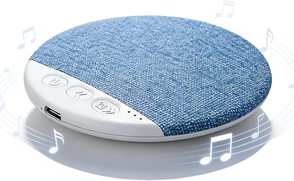 2026 New Bluetooth Pillow Speaker for Sleeping, Ultra-Thin 1.1cm Under Pillow Speaker with White Noise Timer & Bluetooth 5.4, Wireless Sleep Aid with Stereo Bass, Comfortable for Adult Side Sleepers