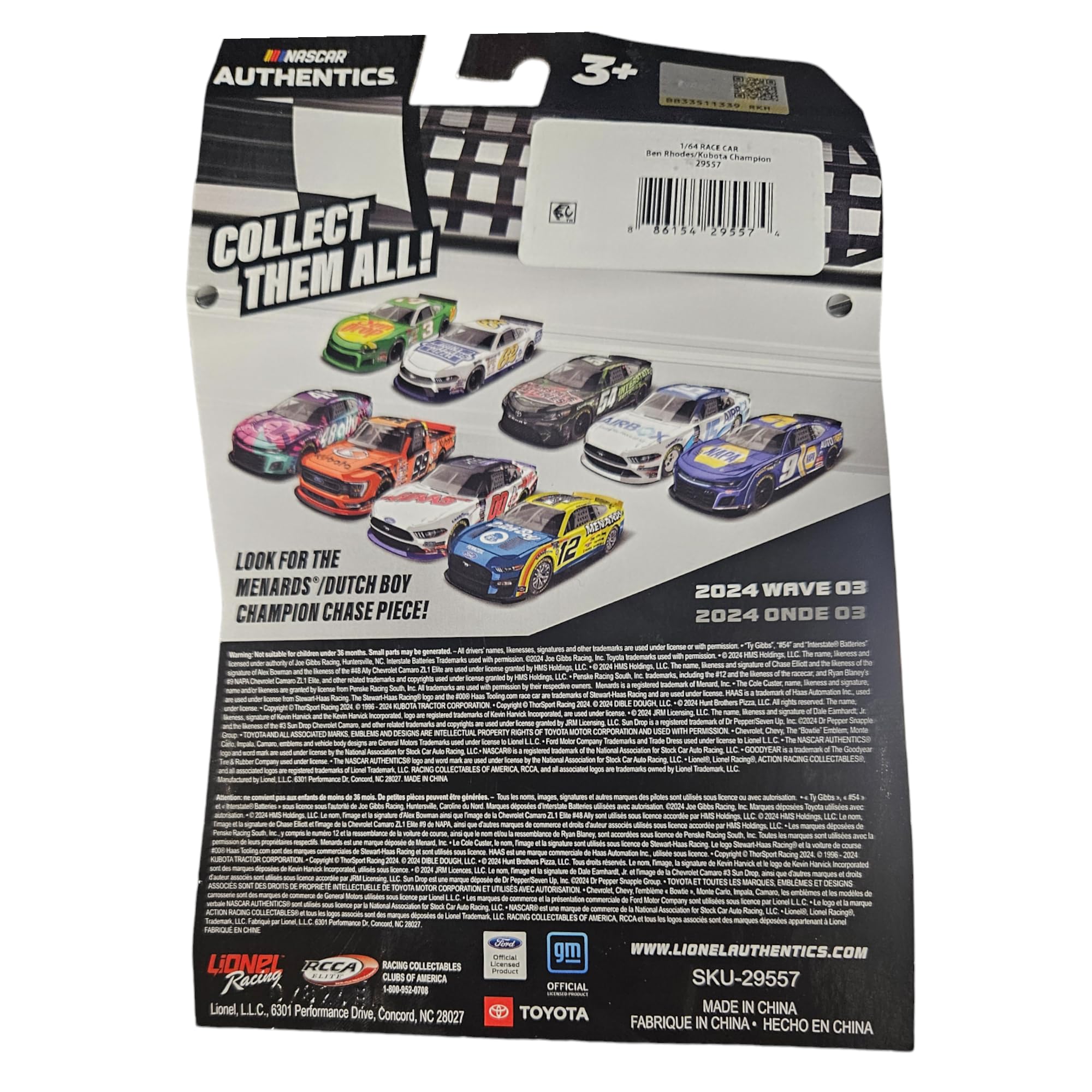 ナスカー 1/64 NASCAR AUTHENTICS wave04 BP ナスカー 1/64 NASCAR AUTHENTICS wave04 BP