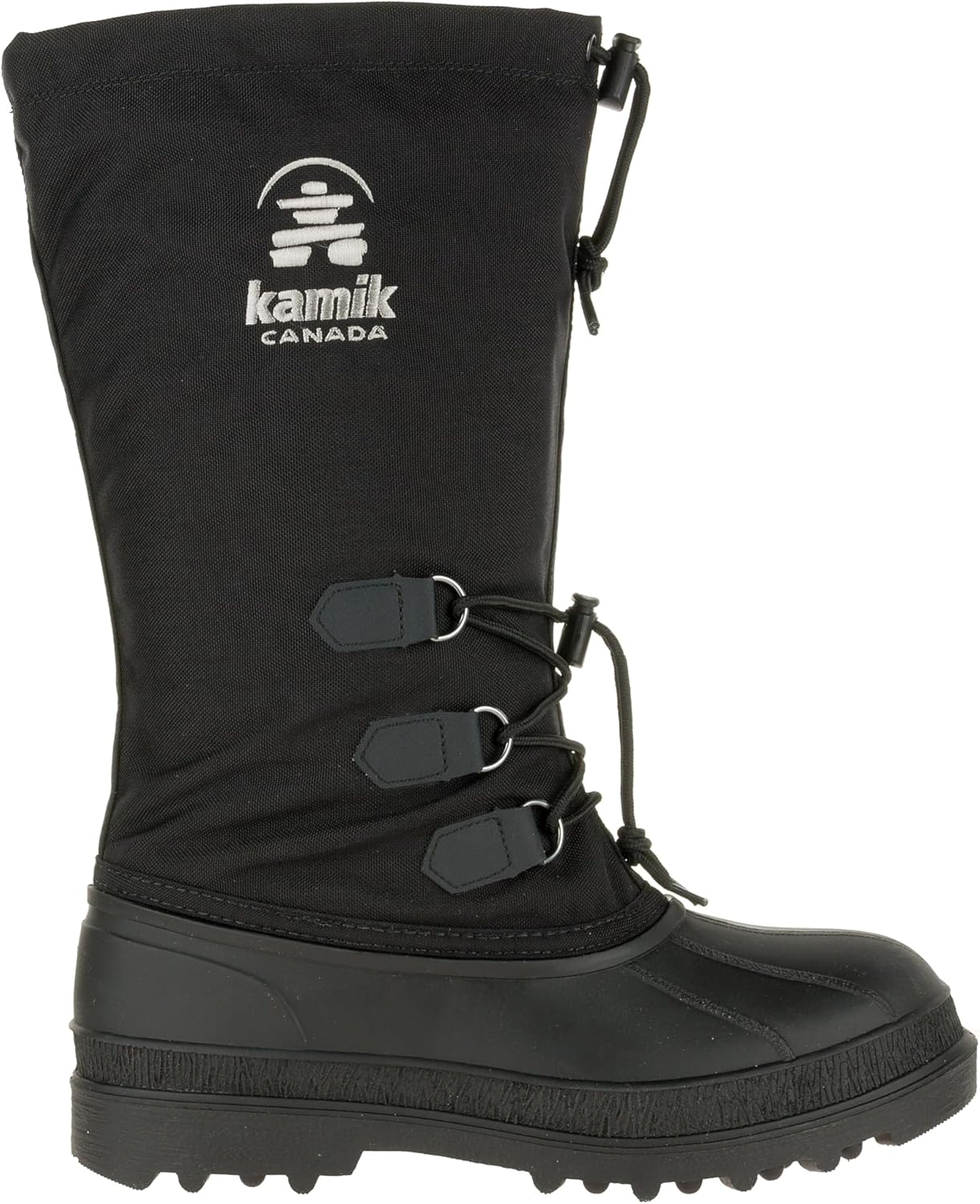 Kamik Men's Canuck Winter Boot - Waterproof Snow Boots - Adjustable Snow Collar Footwear - Removable Liner System