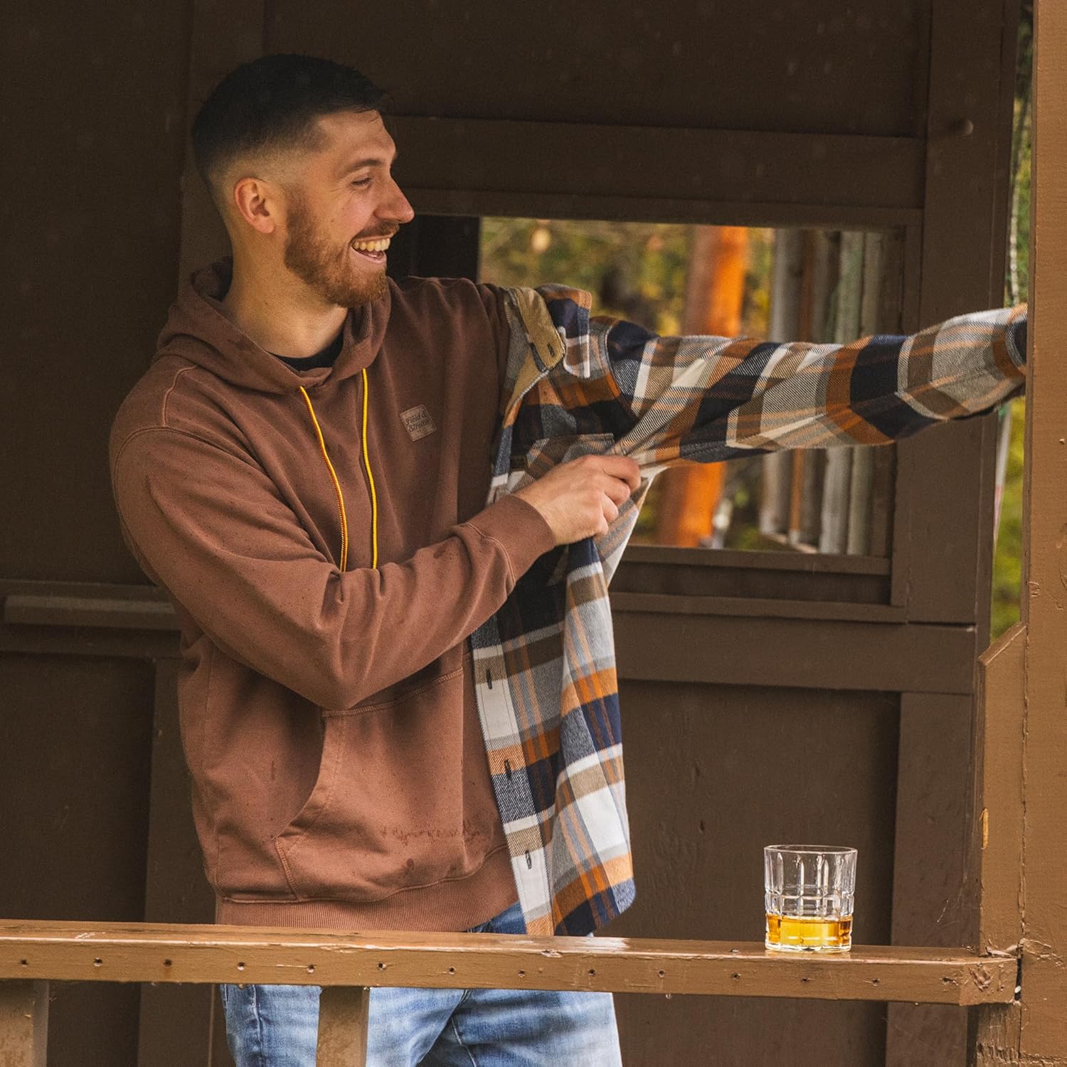 Field & Stream Holloa Garment Dyed French Terry Hoodie