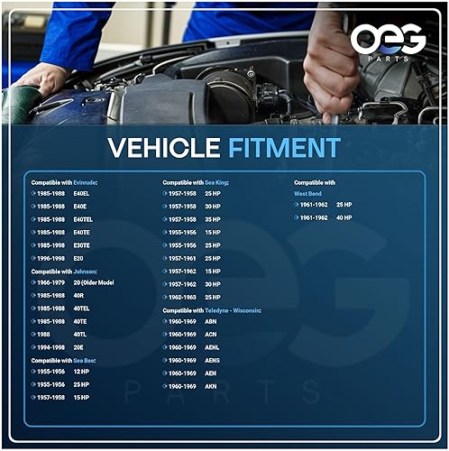 Miniatura 4 de Repuesto de arranque para Evinrude Johnson 20HP 25HP 30HP 40HP 277432 278232 3292133 378674 379091 379818 380139 380239 381864 386591 399999999